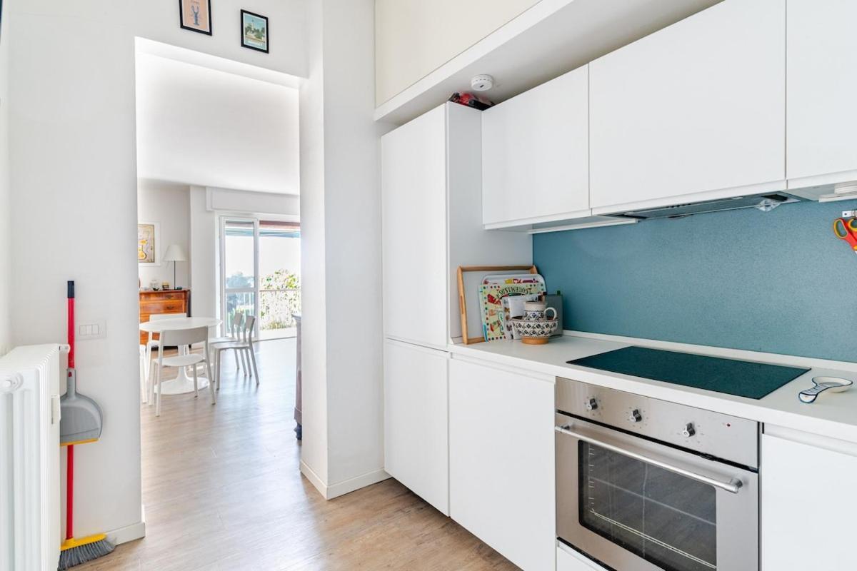 Sea View Apartment With Private Garden Camogli Bagian luar foto