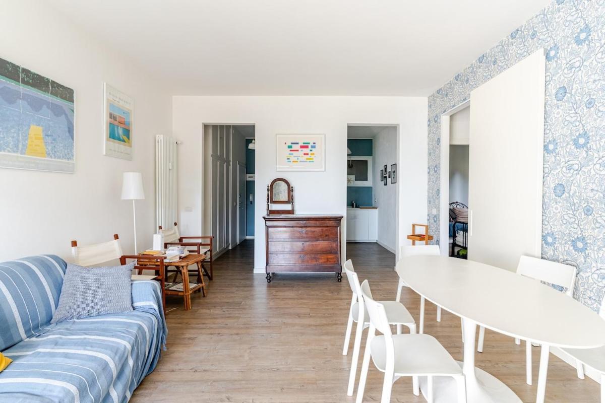 Sea View Apartment With Private Garden Camogli Bagian luar foto