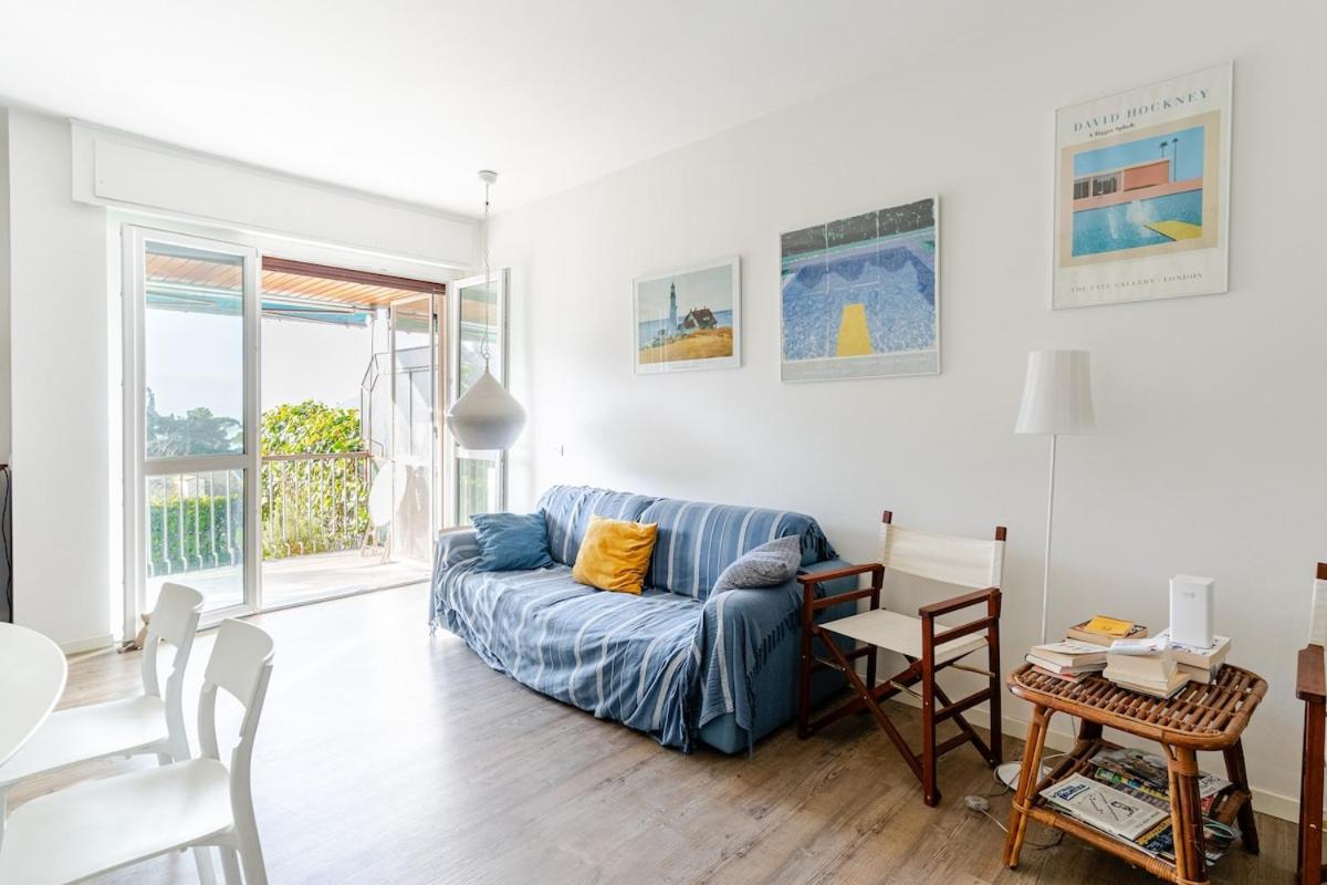Sea View Apartment With Private Garden Camogli Bagian luar foto