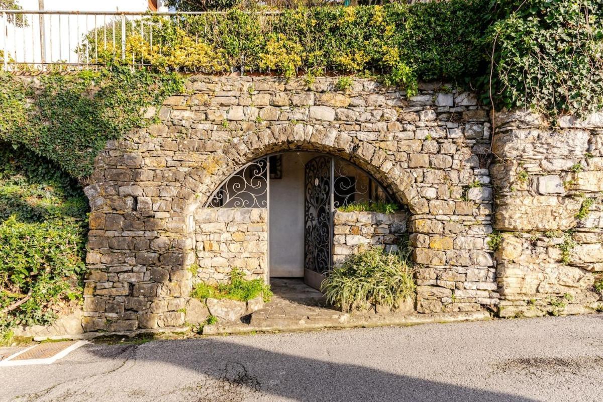 Sea View Apartment With Private Garden Camogli Bagian luar foto