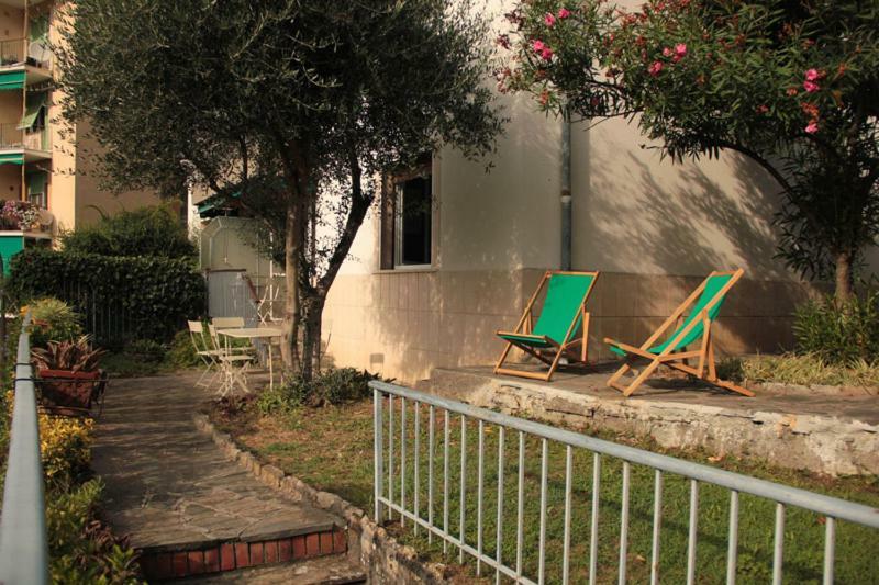 Sea View Apartment With Private Garden Camogli Bagian luar foto